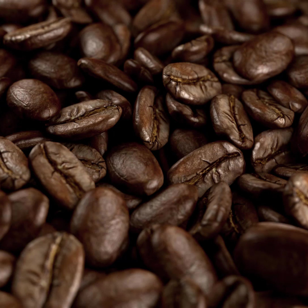 Roasted coffee beans