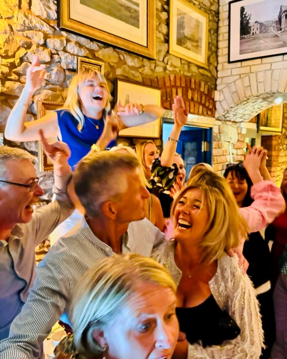 A 50th birthday celebration upstairs at 4C